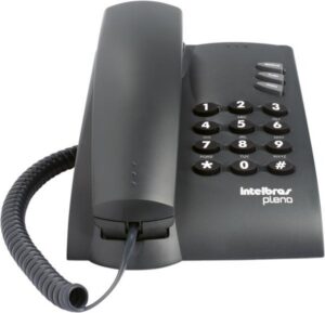 TELEFONE INTELBRAS PLENO PRETO