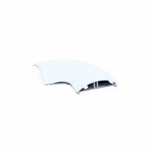 CURVA HORIZ 90º P/ DUTO SLIM ALUMINIO BRANCO