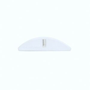 Tampa Terminal P/ Duto Slim Branco