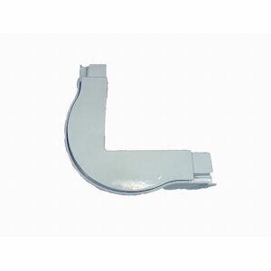 CURVA VERT EXTERNA R30MM C/ RANHURA P/ DUTO 25MM BRANCA