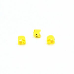 ANILHA HELAGRIP LETRA C AMARELO