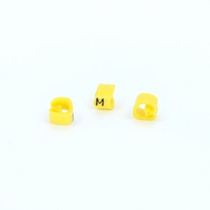 ANILHA HELAGRIP LETRA M AMARELO