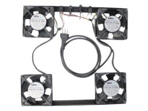 SISTEMA QUADRUPLO VENTILACAO PRETO (P/ RACK PISO) PLUG NB