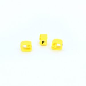 ANILHA HELAGRIP LETRA P AMARELO