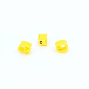 ANILHA HELAGRIP LETRA S AMARELO