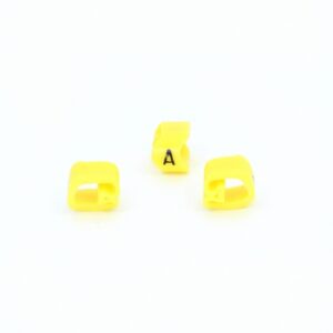ANILHA HELAGRIP LETRA A AMARELO