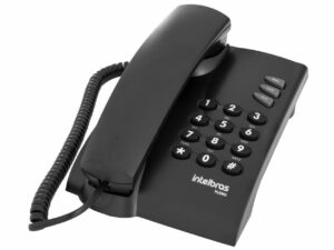 TELEFONE C/ FIO PLENO TEMPO DE FLASH=100 MS – PRETO