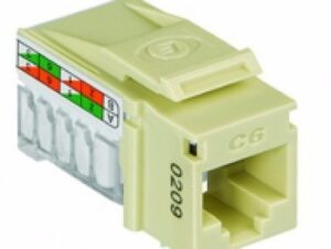 CONECTOR RJ45 FEMEA CAT.6 T568A/B BEGE GIGALAN