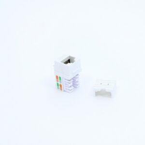 CONECTOR RJ45 FêMEA CAT.6 T568A/B BRANCO SOHOPLUS