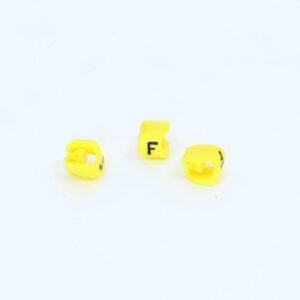 ANILHA HELAGRIP LETRA F AMARELO