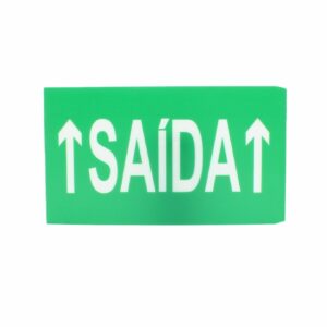 PLACA DE SINALIZACAO NEW SLIM BR-VD SAIDA SETA CIMA