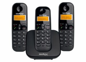 TELEFONE S/ FIO TS 3113 – PRETO C/ID C/ 02 RAMAIS ADICIONAIS
