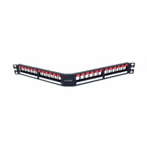PATCH PANEL DESCARREGADO 24P 1U ANGULAR