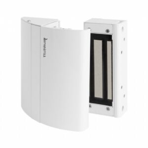 FECHADURA ELETROIMA FS150 12V C/ KIT UNIVERS PRATA C/ SENSOR