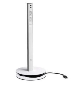 MINI COLUNA ACCESS 1,0M 2 TOMADAS 2 USB CH – BRANCO