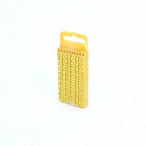 ANILHA WIC AMARELO LETRA A – PACOTE C/100