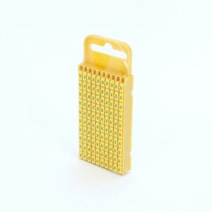 ANILHA WIC AMARELO LETRA M – PACOTE C/100