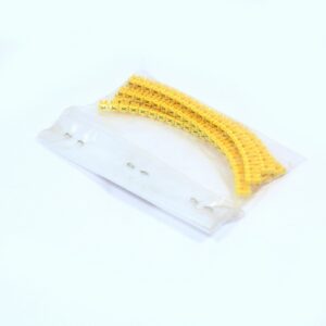 ANILHA WIC AMARELO LETRA X – PACOTE C/100