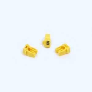 ANILHA WIC AMARELO LETRA B – PACOTE C/100