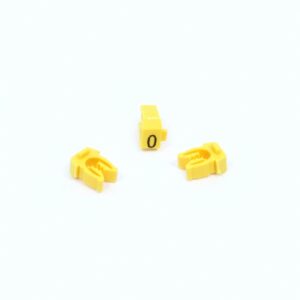 ANILHA WIC AMARELO LETRA O – PACOTE C/100
