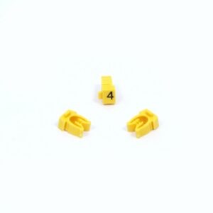 ANILHA WIC AMARELO NR. 4 – PACOTE C/100