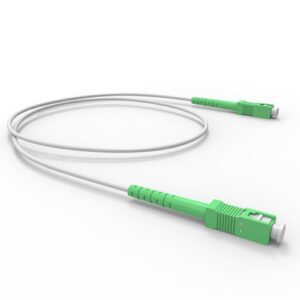 PATCH CORD SC-APC/SC-APC MONOFIBRA SM BLI LSZH BRANCO 5,0M