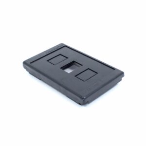 PORTA EQUIPAMENTO SLIM 3 RJ45 PRETO