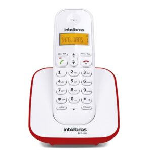 TELEFONE S/ FIO TS 3110 C/ ID – BRANCO/VERMELHO