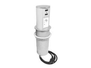 TOTEM MINI AUTOMATICO 1TOM NBR + 2 USB – BRANCO