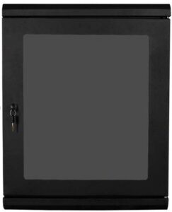 RACK 19POL X 16U X 550MM FECHADO PAREDE PRET – ESU PS