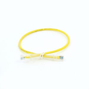PATCH CORD CAT.5E – 0,5M AMARELO MULTILAN