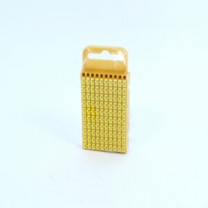 ANILHA WIC AMARELO LETRA T – PACOTE C/100