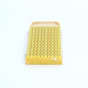 ANILHA WIC AMARELO LETRA N – PACOTE C/100