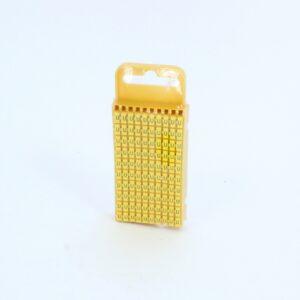 ANILHA WIC AMARELO LETRA U – PACOTE C/100