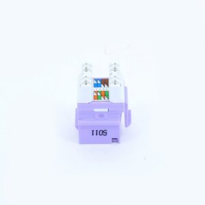 CONECTOR RJ45 FEMEA CAT.6 T568A/B VIOLETA GIGALAN PREMIUM