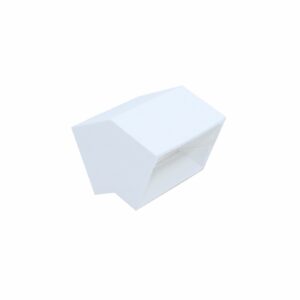 CURVA VERT 135º EM ABS BRANCO P/ DUTO 45MM