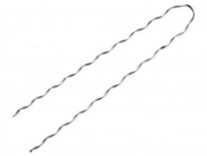 ALCA PRE-FORMADA ACO 3F 490MM PT (P/CORDOALHA DIELETRICA 6.4 MM 1/4POL)