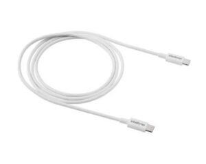 CABO USB TIPO C PARA TIPO C 1.2M PVC BRANCO EUCC12PB