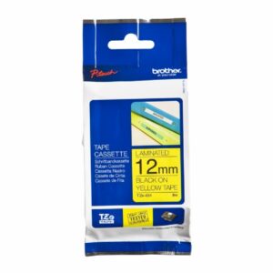 FITA 12MM PRETO SOBRE AMARELO