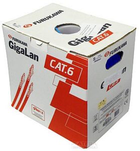 CABO UTP 04P CAT.6 CM AZUL GIGALAN (CAIXA C/ 305 M)