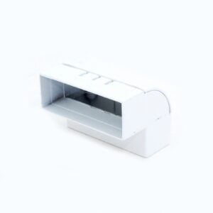 CURVA VERT 90º ALUMINIO BRANCO P/ DUTO 25MM