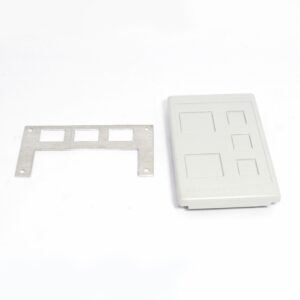 PORTA EQUIPAMENTO SLIM 2 TOM QUAD + 3 RJ45 CINZA