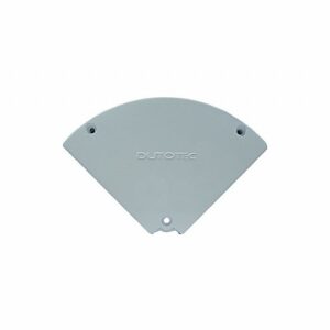 CURVA HORIZ 90º P/ DUTO 45MM ALUMINIO BRANCO