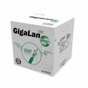 CABO UTP 04P CAT.6 LSZH AZUL GIGALAN MAX GREEN(CX C/ 305 M)