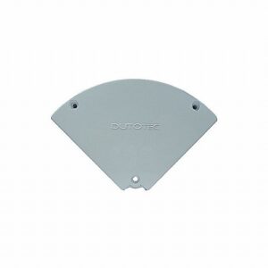 CURVA HORIZ 90º P/ DUTO 25MM ALUMINIO BRANCO