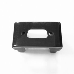 MOLDURA TIPO BLOCO SIMPLES P/ DB9/DB15 PRETO