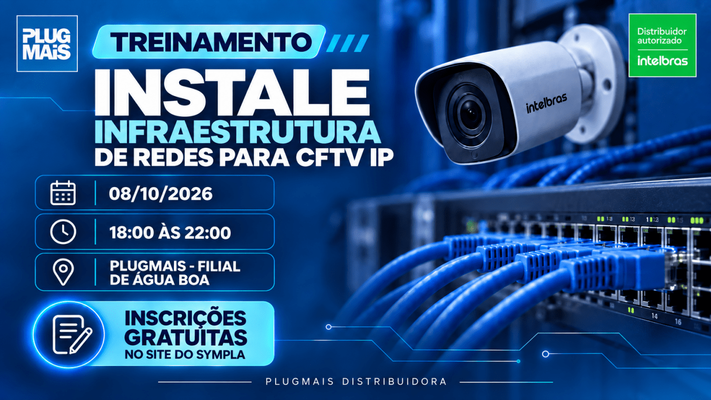 Água Boa — Infraestrutura de redes para CFTV IP
